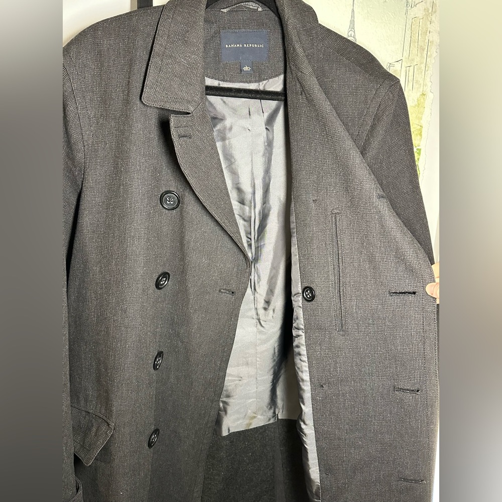 Banana Republic Wool Blend Peacoat